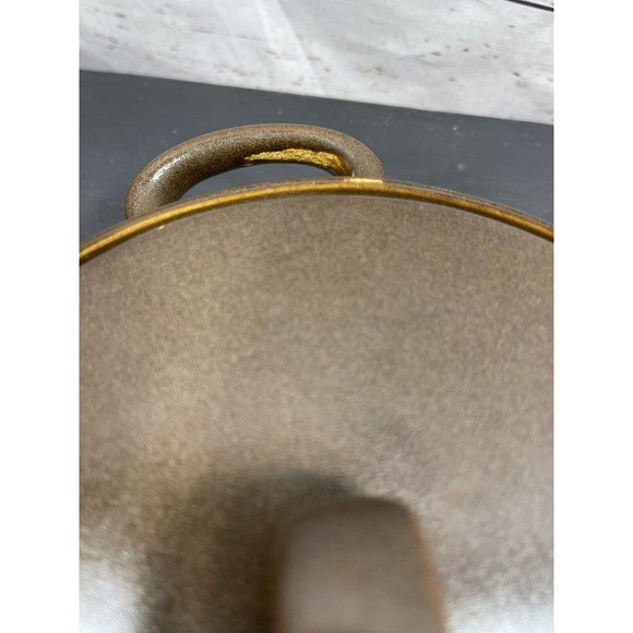 Mid Century 2 Qt Handled Brown Round Covered Casserole Georges Briard with Lid - Picture 6 of 12